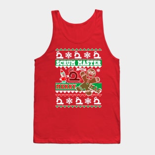 XMAS SWEATER SCRUM MASTER Tank Top